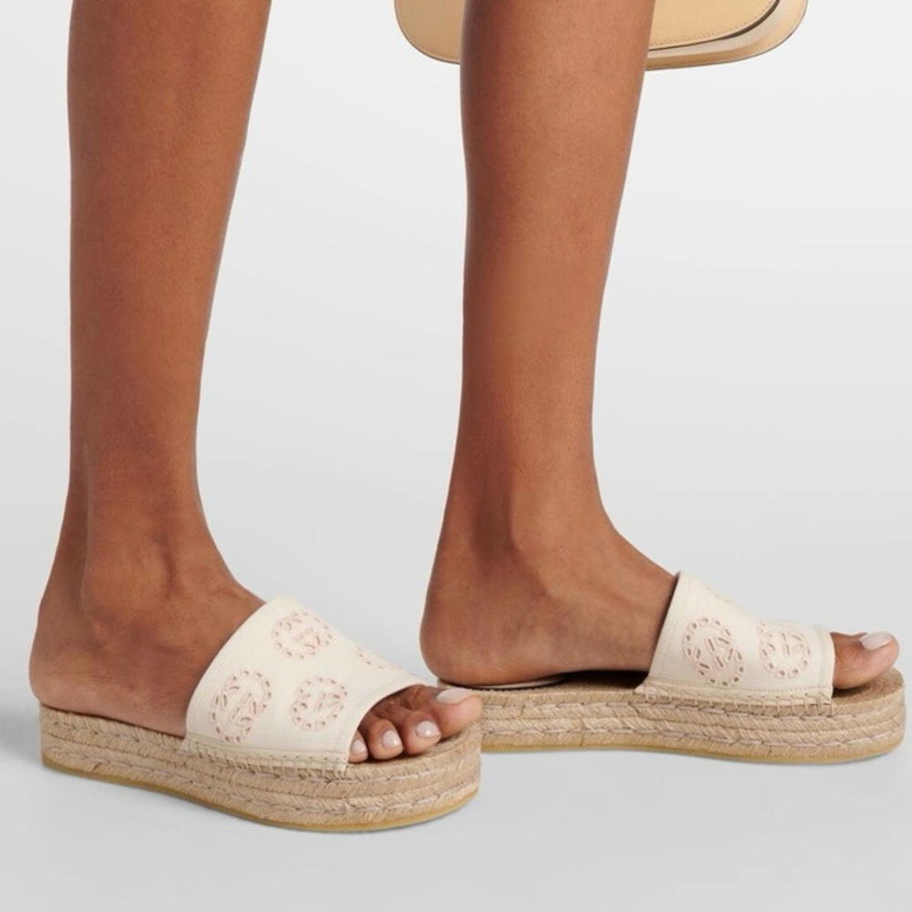 Gucci Greggio/Raw Nat/Ivoi Cream Platform Slide Sandals - Picture 3 of 13